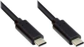 Nezatříděno USB kabelis Alcasa USB-C - USB-C 1 m juodas (GC-M0113)
