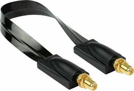 Alcasa Kabelmeister FD-S20FF bendraašis kabelis 0,227 m SMA Juodas