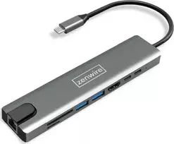 Šakotuvas „Zenwire“ USB-C prijungimo stotelė / replikatorius (1011580389)