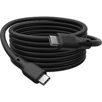 Digitus USB 3.2 Gen 2 silicone connection cable USB-C > USB-C (black, 0.5 meter, PD, charging with up to 100 watts) AK-300342-005-S