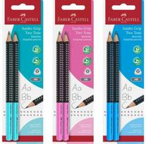 Faber Pieštukai 2 vnt. jumbo grip 2001 b faber-castell spalvų maišymas [0 0]