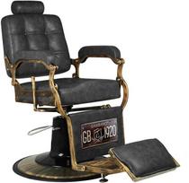 Activeshop Profesionali barberio kėdė Boss HD Old Leather , juoda