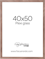 Nuotraukų rėmelis Focus Soul Walnut fanera 40x50 Plexi