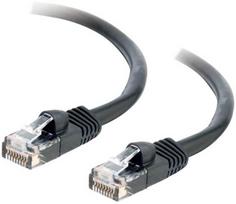 C2G Kabelis / 10 m Mlded/Btd Juodas CAT5E PVC UTP P