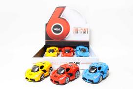 Dromader *****Sportinis automobilis metalinis 6/pakuotė 1319314 93144