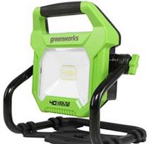 Šviestuvas Greenworks G40WL; 40 V (be akumuliatoriaus ir pakrovėjo)