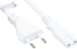 Good Connections Maitinimo kabelis CF12E CF12E Euro-Netzkabel an C7/Euro 8 Bu. baltas 10m