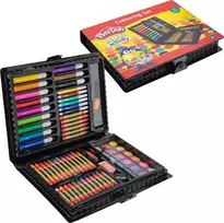 Grafix Play Doh komplektas kredki pastelowe mazaki farbki 80 dalys