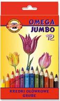 Koh I Nor Pieštukų kreidelės 12col/180 Jumbo PUD KOH-I-NOOR 3382/24GAZ