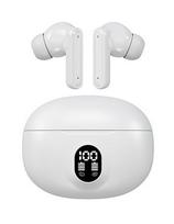 Belaidės TWS ausinės FIT2 FITH895 Bluetooth 5.4 su įkrovimo dėklu, balta