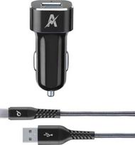 Cellular Line CAR CHARGER KIT TETRA SAMSUNG TYC Juodas