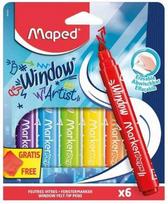 Maped ***** Flamasteriai sausai trinami WindowMarker A6 844822 48228