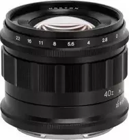 „Voigtlander Lens Nokton 40mm f/1.2“ objektyvas, skirtas „Nikon Z“
