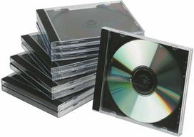 CD/DVD Q-CONNECT, standartinis, 10 vnt., skaidrus (5706002022099)