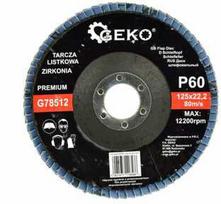 Geko Flap diskas ''CYRKON'' 125 mm P60 GEKO PREMIUM (10/200)