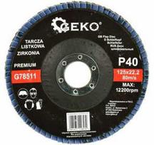 Geko Flap diskas ''CYRKON'' 125 mm P40 GEKO PREMIUM (10/200)
