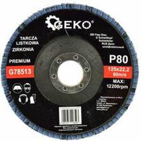 Geko atvartas diskas ''CYRKON'' 125mm P80 (G78513)