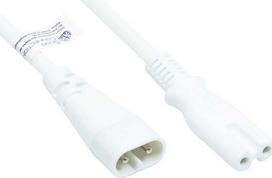 Good Connections „Alcasa“ maitinimo kabelis, „Alcasa P0870-W020“, „Baltas“ maitinimo kabelis, 2 m, C8 skydelis, C7 skydelis