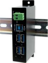 Exsys EXSYS EX-1504HMS 4 prievadų metalinis USB 3.2 Gen1 HUB su 15KV EDS apsauga nuo viršįtampių
