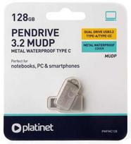 Atmintinė Platinet Metal UDP 128GB USB 3.2 + Type-C