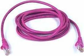 Goobay Apvalus CAT5e jungiamasis laidas, 0,25 m, rausvai raudonas (95208)