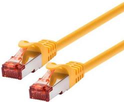 LOGON TCF66F003Y Geltonas tinklo kabelis 0,3 m Cat6a F/UTP (FTP)