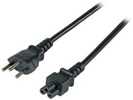 Maitinimo kabelis EFB EFB Netzkabel Schweiz Typ 12 – C5 180°, sw, 1,8m, 3x0,75mm