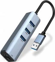 USB ŠAKOTUVAS Zenwire 1x RJ-45 + 3x USB-A 3.0 (1022000739)