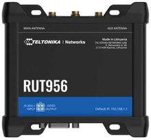 Teltonika RUT956, Korinio tinklo maršrutizatorius, Juoda, Aliuminis, Plastikas, DIN bėgelis, Pramoninis, Greitas Ethernet