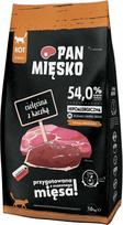 Pan Miesko Keptuvės mėsa Maistas dešrelės katei Veršienos su antienos traškučiai (suaugusiesiems) M 1,6kg