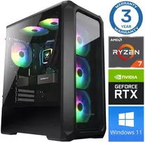 Stacionarus kompiuteris INTOP Ryzen 7 5700X 16GB 1TB SSD M.2 NVME+2TB RTX3050 6GB WIN11 (RW39775WH)