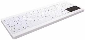 Klaviatūra „Cherry Contour Active Key QuickClean Medical IP68 Touchpad Compact“ su laidu Baltas C7412 (AK-C7412F-GUS-W/NOR)