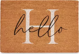 Gift Decor Giftdecor Kokoso durų kilimėlis HELLO, 60 x 40 cm