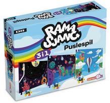 Dėlionė Magni Ramasjang puslespil 3-i-1 Rummet - (24,35,48 brikker)