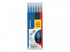 Pilot Pen Pilot Pilot FriXion Ball, Juodas, Mėlyna, Raudona, 0.7 mm, 0.35 mm
