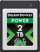 Atminties kortelė „Delkin CFexpress 4.0 Power I Type B I R3530/W3210/SW1420 2TB“ kietasis diskas