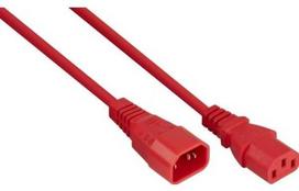 Alcasa Kabelmeister SK1430-R020 maitinimo kabelis Raudona maitinimo kabelis 2 m IEC C14 IEC C13