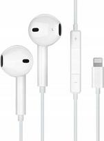 JELLICO su laidu ausinės EP2A Lightning su mikrofonu 1.2M Baltas