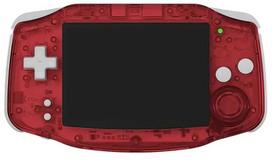 Retro gaming console ANBERNIC RG34XX Raudona