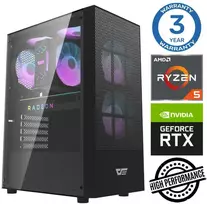 Stacionarus kompiuteris INTOP Ryzen 5 5500 16GB 500SSD M.2 NVME+2TB RTX3050 6GB no-OS (RW40292NS)