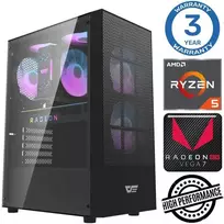 Stacionarus kompiuteris INTOP Ryzen 5 5600GT 32GB 250SSD M.2 NVME+2TB Radeon RX Vega 7 no-OS (RW40407NS)