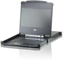 Konsolė KVM Aten LCD KVM komutatorius ATEN CL6708MW 43 cm, 8 USB-DVI prievadai, CH išdėstymas