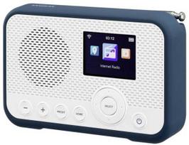 Radio Sangean Sangean WFR-39 Internet Taschenradio Internet, DAB, UKW Internetradio, UKW, WLAN Spotify, Weckfunktion, wiederaufladbar Weiß, Blau (A500466)