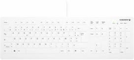Contour Klaviatūra Cherry CHERRY AK-C8112 medicininė USB klaviatūra AZERTY Prancūzų Baltas