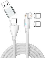 USB kabelis 4smarts USB-C - USB-C 1.8 m Baltas (541236)