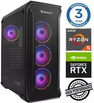 Stacionarus kompiuteris INTOP Ryzen 5 5600X 16GB 1TB SSD M.2 NVME+2TB RTX5060Ti 16GB no-OS (RW44179NS)