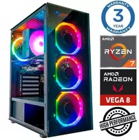 Stacionarus kompiuteris INTOP Ryzen 7 5700G 16GB 250SSD M.2 NVME+2TB Radeon RX Vega 8 no-OS (RW49336NS)