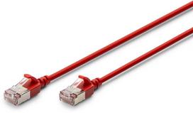 Digitus CAT 6A klasa Ea, F/FTP, skrętka patch, Cu, LSZH, AWG 32/7, ilgis: 1,5 m, raudona