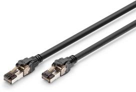 Digitus DK-1843-050 tinklo kabelis Juoda 5 m Cat8.1 S/FTP (S-STP) Turas