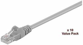 „MicroConnect U/UTP CAT5e“ 2m pilkas/levandų spalvos